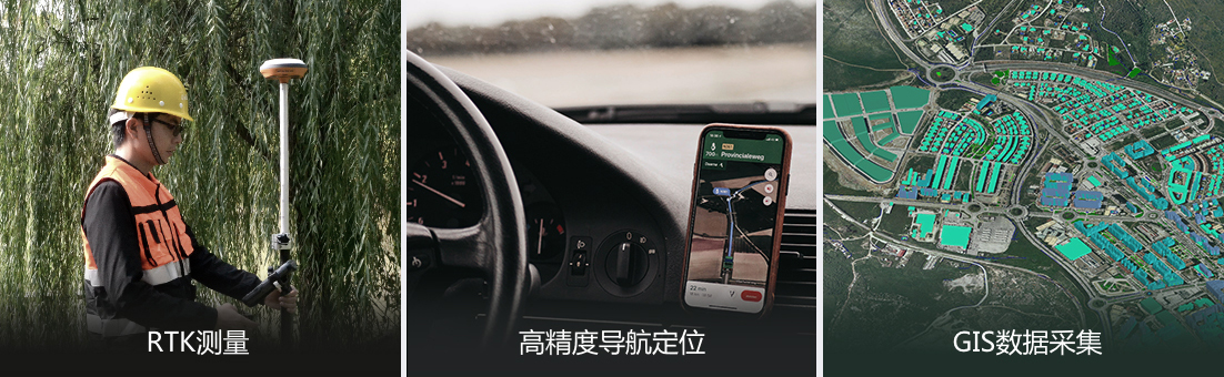 適用于RTK測量、高精度導航定位、GIS數(shù)據(jù)采集