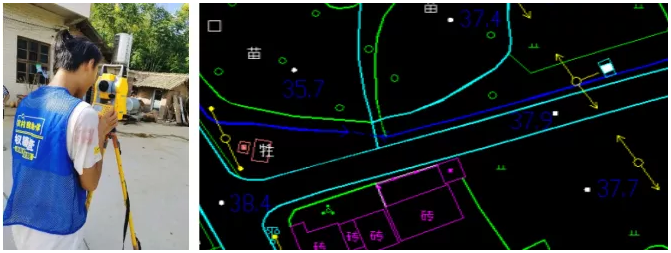 魔星MT20i全站儀偏心測量、中文編碼助力房地一體化權(quán)籍調(diào)查
